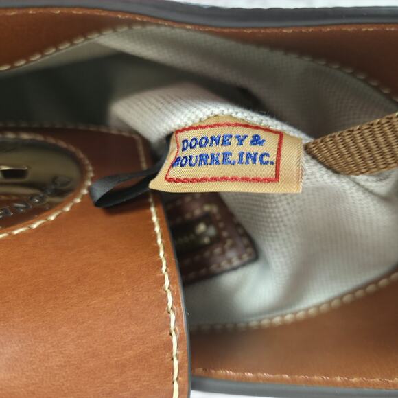 Dooney & Bourke Pebble Leather Turn lock Sac 30 Shoulder Bag Jeans Blue NWOT - Picture 10 of 14